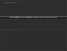 Tablet Screenshot of brandtek.com